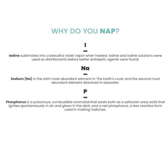 PERIODICALLY INSPIRED I nap periodically unisex tee shirt S - Picture 9 of 9